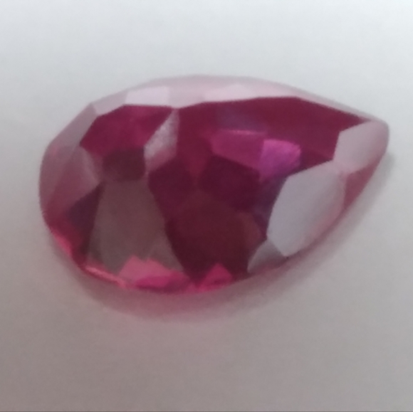 2.25 CT Natural Red Ruby Pear Shaped - Picture 4 of 6